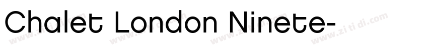 Chalet London Ninete字体转换 Chalet London Ninete字体转换